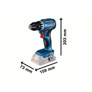 BOSCH ACCU SCHROEFBOORMACHINE GSR 18V-45 BODY 06019K3201