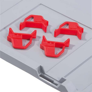 3210021820 Schiebeschnappverschluss f.Eurobox,rot