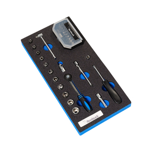 FOAM INLAYS ¼ RATCHETS AND SOCKETS TYPE A 180 X 410 X 30MM 890447