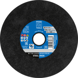 PFERD Cut off wheel LABOR 80 T 150 1,0 A 60 H SG LAB INOX/22,23