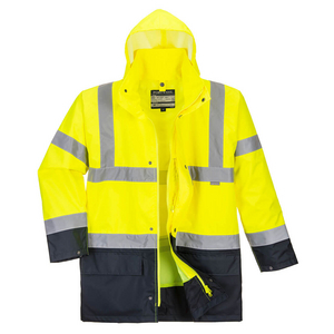 PORTWEST PARKA 5-IN-1 ESSENTIAL S766 HV GEEL/ZWART MT M