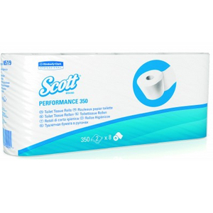 KIMB CL SCOTT TOILETPAPIER WIT 350 VEL 8519 (PK A 8RL)