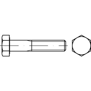 Sechskantschraube Mit Mutter DIN 601 Stahl M24x280 - 1 Stück