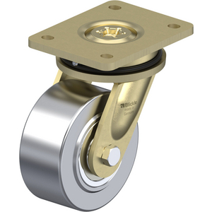 ROULETTE PIVOT.1750KG D.125MM AC ACIER 55MM MOY BILLE