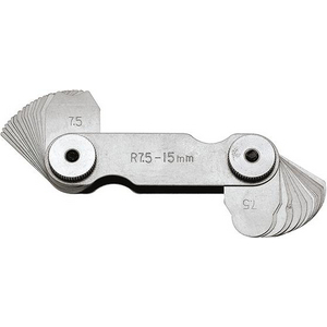 9444790015 Radienschablone 16 Blatt 7,5-15 mm FORMA