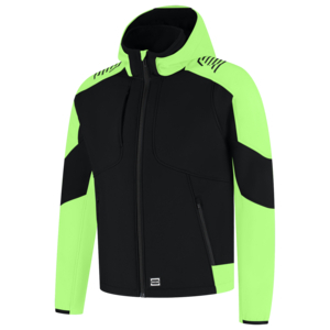 TRICORP SOFTSHELL REDEFINED BI 406118 ZW/LIME MT 4XL