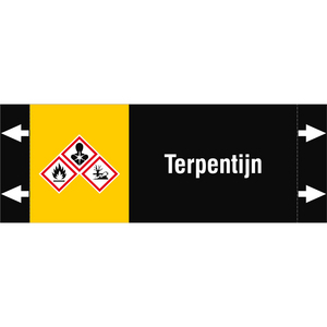BRADY LEIDINGMERKER 165X60 TERPENTIJN