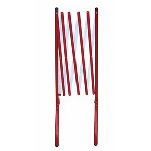 BARRIERE METAL DROIT ROUGE/BLANC 2300X400X1050
