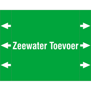 BRADY LEIDINGMERKER 160X125 ZEEWATER TOEVOER