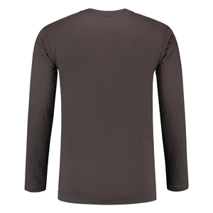 TRICORP T-SHIRT LANGE MOUW 101006 DONKER GRIJS MT 3XL