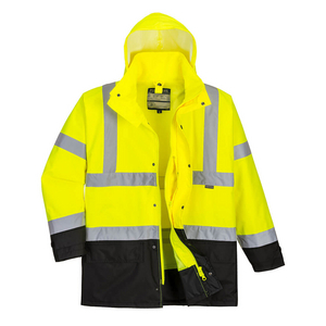 PORTWEST JACK 5-IN-1 EXECUTIVE S678 HV GEEL/ZWART MT M