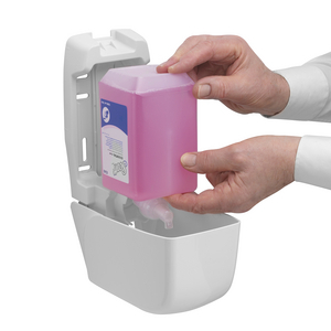 SCOTT ESSENTIAL SCHIUMA DETERGENTE PER MANI PER USO QUOTIDIANO-CASSETTA/ROSA /1 L 6 CARTUCCE 6340