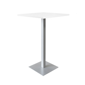 MANGE-DEBOUT L70XP70XH112CM PIED CENTRAL ALU PLAT 25MM BLC