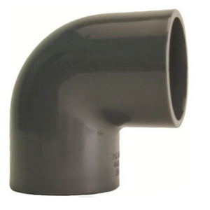 GF KNIE PVC 90 GRADEN 40MM 721100109
