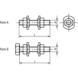 K0101.110080 Andruckspindel Form B