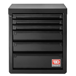 FACOM KAST LAAG ZWART MET 6 LADES RWS2 RWS2-MBS6TBS