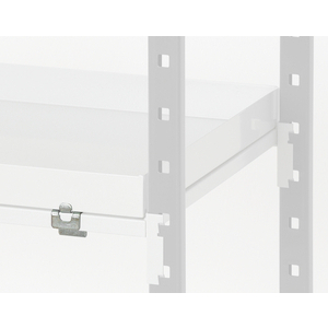 ETAGERE DE RETENTION LOT DE 4 BUTEES GALVANISEES