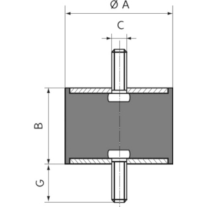 SUPPORTO ANTIVIBRAZIONI 862267