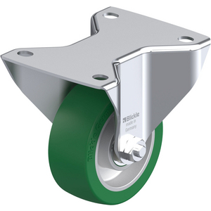 ROULETTE FIXE 250KG D.100MM AC BAND.POLYU 40MM MOY BILLE