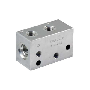 BLOCCO PER VALVOLE MSV O MDV 2/2 VIE 1/4 BSPP PER PPC MHE60403030