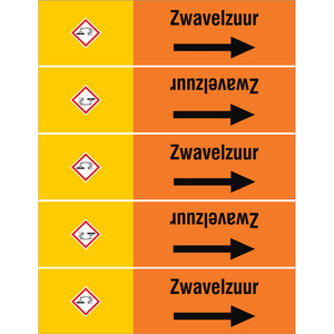 BRADY LEIDINGMERKER 135X175 ZWAVELZUUR