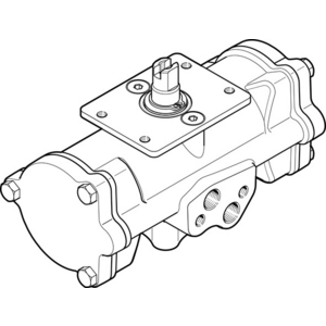 DAPS-0015-090-R-F03-CR Semi-rotary drive