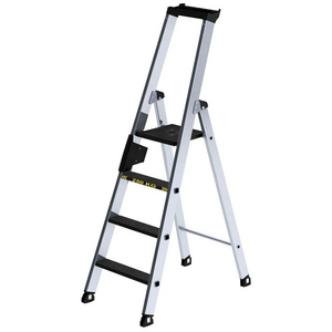 3210031380 Alu-Stehleiter 250kg m.clip-step R13, 4 Stufen