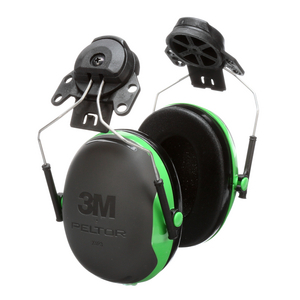 PELTOR CUFFIE AURICOLARI, 26 DB, VERDE, ATTACCO PER ELMETTO, X1P3 7000103988