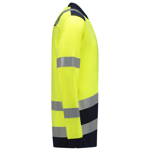 TRICORP POLOSHIRT MULTINORM 203003 FLUO GEEL/INKT BL MT 3XL