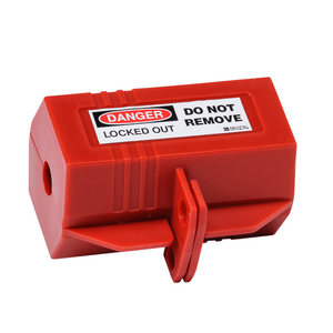 PACK 1 LOCKOUT DEVICES FOR PLUG CONNECTIONS - SMALL 065674-PLUG LOCKOUT 110 VOLT W/ DANGER LABELS