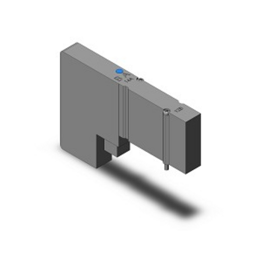 SMC SY5340-5LOU-Q SMC 5 PORT SOLENOID VALVE, 24VDC, 3 POSITION CLOSED CENTRE, NON-LOCKING PUSH - Foto 2