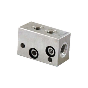 BLOCCO PER VALVOLE MSV3V 3/2 VIE 1/4 BSPP PER PPC MHE60403031