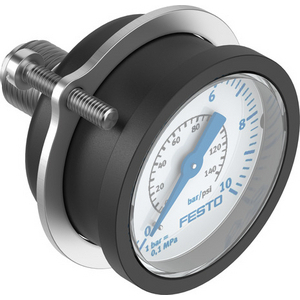 FMA-40-10-1/4-EN Flanged pressure gauge