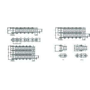TSUBAKI CHAIN TRIPLEX RS40B-3 - 2.1/2