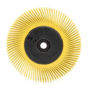 80 SPAZZOLE RADIALI A FILO ABRASIVO DIRITTO TIPO A -BB-ZB DIAMETRO 150MM GIALLO 7100138291