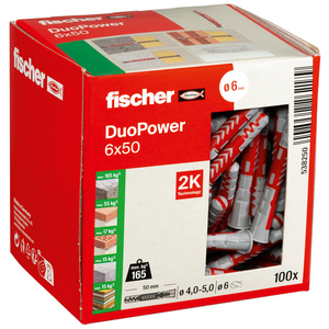 FISCHER PLUG DUOPOWER 6X50 (DS=100ST)