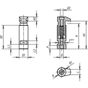 K0013.12. Spannhaken mit Bund M12
