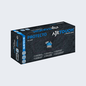 GUANTI IN NITRILE MOD. PROTECTO CONF.100PZ GLNI103.10 # L