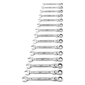 MILWAUKEE RINGRATEL-STEEKSLEUTELSET 4932478558 (SET=15ST)