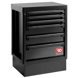 FACOM KAST LAAG ZWART MET 6 LADES RWS2 RWS2-MBS6TBS