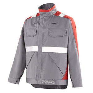 BLOUSON KOLOR SHIELD T3 GRIS ACIER/ROUGE EMPIRE