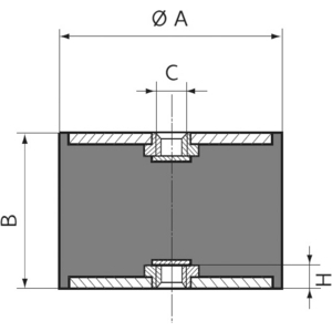 SUPPORTO ANTIVIBRAZIONI 862294
