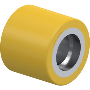 GALET POLYU 660KG D. 85MM 86,5 TUBE ACIER SANS ROULEMENTS