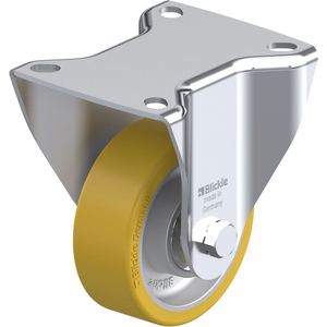265801-RUOTA CON SUPPORTO FISSO IN LAMIERA DACCIAIO STAMPATA, SUPPORTI VERSIONE SEMI-PESANTE, ATTACC BK-ALTH 80K