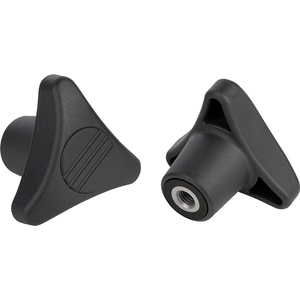 K1020.18008 Dreisterngriff D=M08 D1=80 H=53,5, Form:K Thermoplast