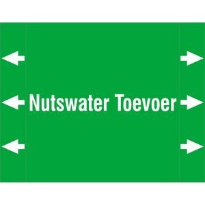 BRADY LEIDINGMERKER 160X125 NUTSWATER TOEVOER