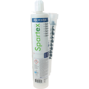 SCELLEMENT CHIMIQUE -CARTOUCHE POLYESTER 300ML - 2 CANULES