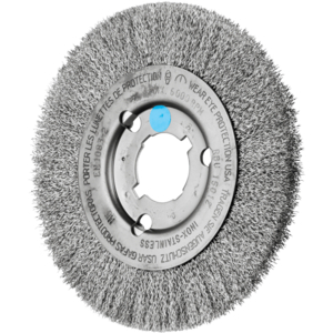 BROSSE PLATE RBU 150X12 22,2 FIL INOX 0,3 43505006