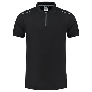 TRICORP POLOSHIRT ACCENT 202703 ZWART/GRIJS MT 3XL