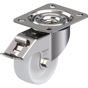 BLICKLE RVS ZWENKWIEL EN REM STOP-FIX - LEX-PO 80XR-FI